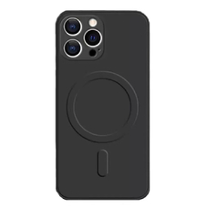 Бампер Silicone Case с Magsafe для iPhone 13 Pro Max черный