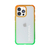 Чехол-накладка противоударный  Skinarma Hade Apple iPhone 13 Pro Max зелено-оранжевый
