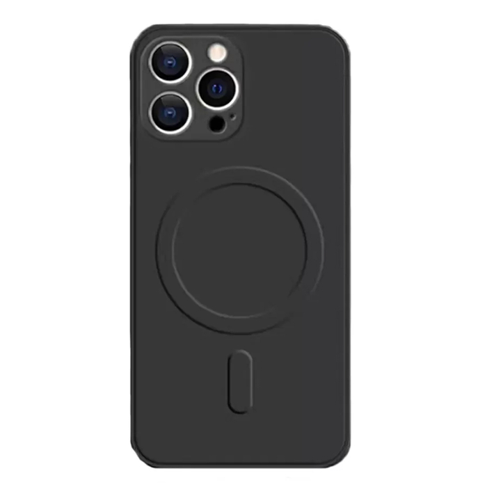 Бампер Silicone Case с Magsafe для iPhone 13 Pro Max черный
