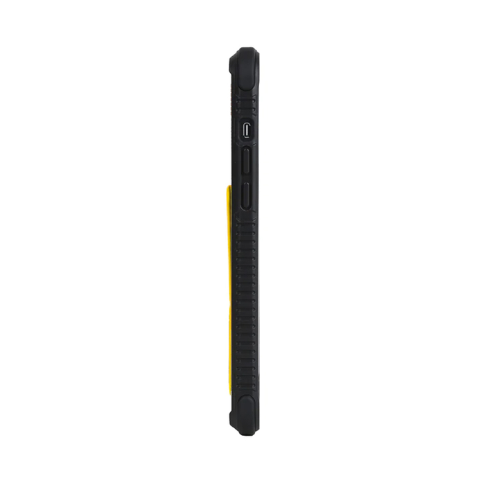 Чехол-накладка противоударный SKINARMA Shingoki для Apple iPhone 13 Pro Max с подставкой черный желтый