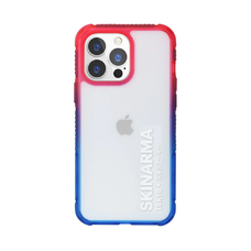 Чехол-накладка противоударный  SKINARMA Hade Apple iPhone 13 Pro Max сине-розовый