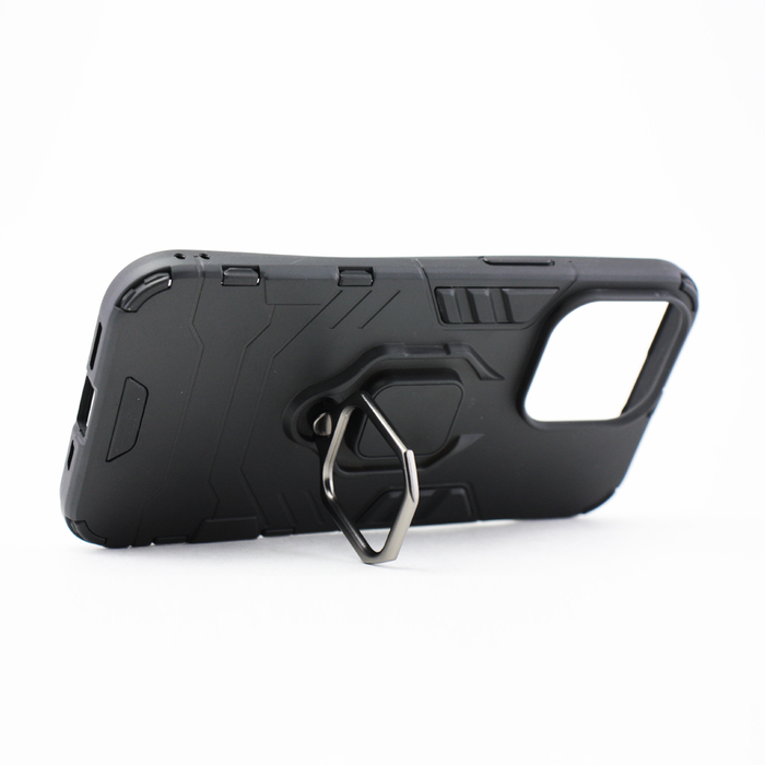 Гибридный противоударный чехол Armor Cover для Apple iPhone 13 Pro черный