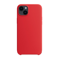 Бампер KST Silicone Case для iPhone 14 Plus красный без лого
