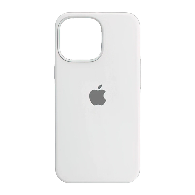 Бампер Silicone Case для iPhone 14 Pro белый