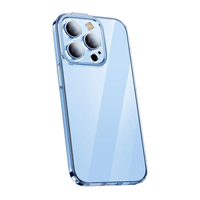 Чехол-накладка пластиковый Baseus Crystal Series ARJB000002 для iPhone 14 Pro прозрачный + защитное стекло