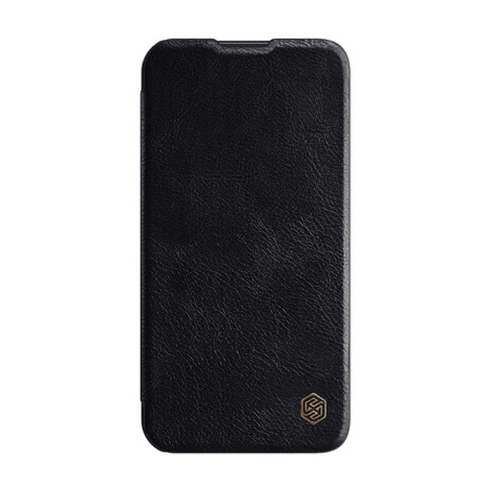 Чехол-книжка Nillkin QIN Pro для Apple iPhone 14 Pro черный с защитой камеры и визитницей