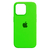 Бампер Silicone Case для iPhone 14 Pro салатовый