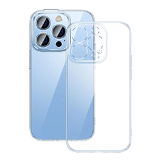 Чехол-накладка пластиковый Baseus Crystal Series ARJB000102 для iPhone 14 Pro прозрачный + защитное стекло