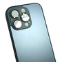 Стеклянный чехол-бампер KST GC для Apple iPhone 14 Pro темно-синий с MagSafe и защитой камеры