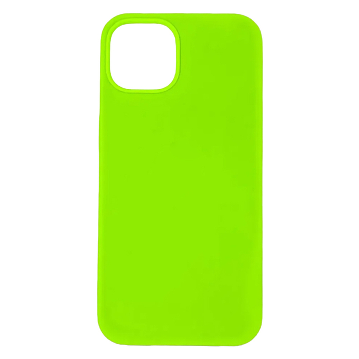 Бампер Silicone Case для iPhone 14 салатовый