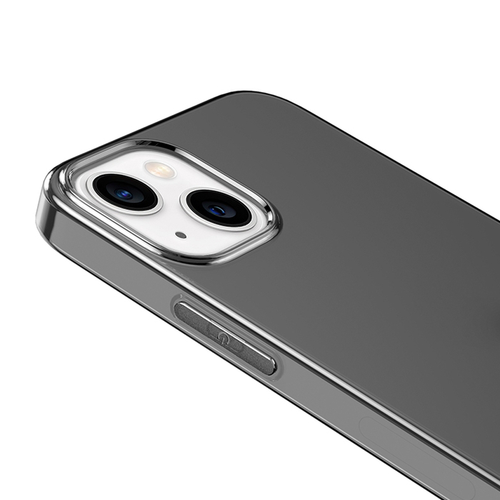 Силиконовый чехол Hoco для iPhone 14 серый