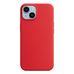 Бампер Silicone Case для iPhone 14 красный