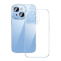 Чехол-накладка пластиковый Baseus Crystal Series ARJB000002 для iPhone 14 прозрачный + защитное стекло