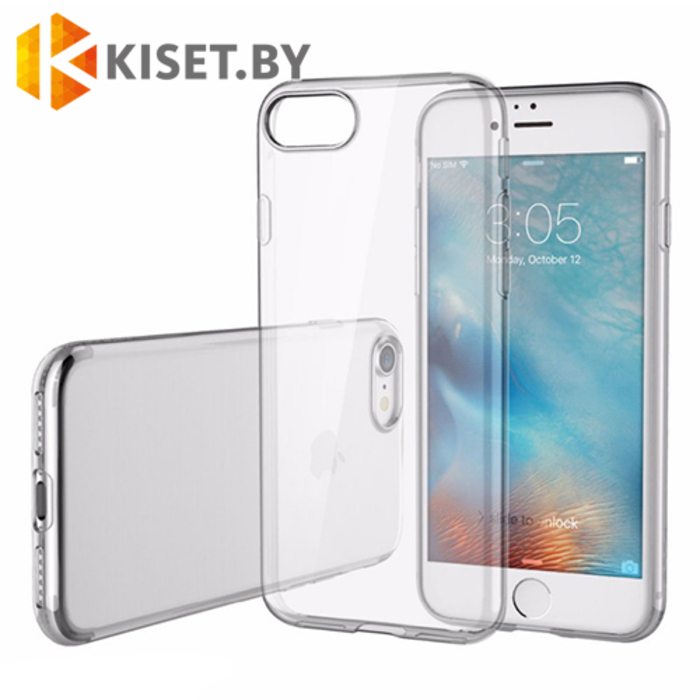 Силиконовый чехол Ultra Thin TPU для iPhone 7 / 8 / SE (2020) прозрачный