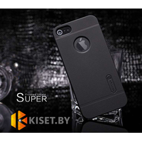 Пластиковый бампер Nillkin Super Frosted Shield для Apple iPhone 5 / 5s / SE, черный