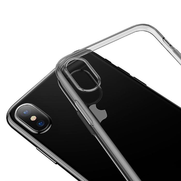 Чехол Baseus Simplicity ARAPIPH58-A01 для iPhone X / Xs черно-прозрачный