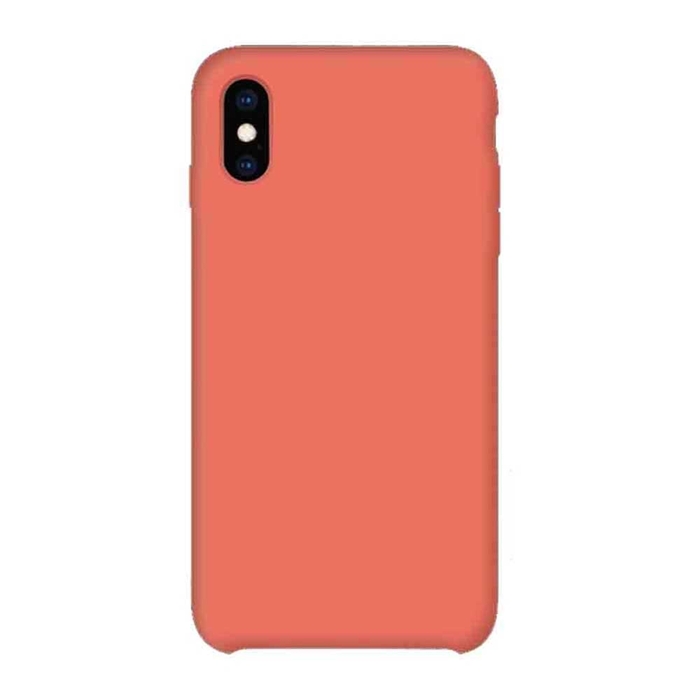 Бампер Silicone Case для iPhone X / Xs оранжевый #2