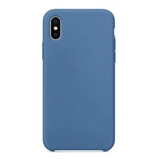 Бампер Silicone Case для iPhone X / Xs стальной синий #38
