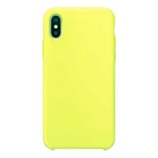 Бампер Silicone Case для iPhone X / Xs холодный лимонад