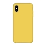 Бампер Silicone Case для iPhone X / Xs желтый