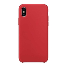 Бампер Silicone Case для iPhone X / Xs красный