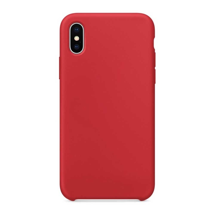 Бампер Silicone Case для iPhone X / Xs красный #14