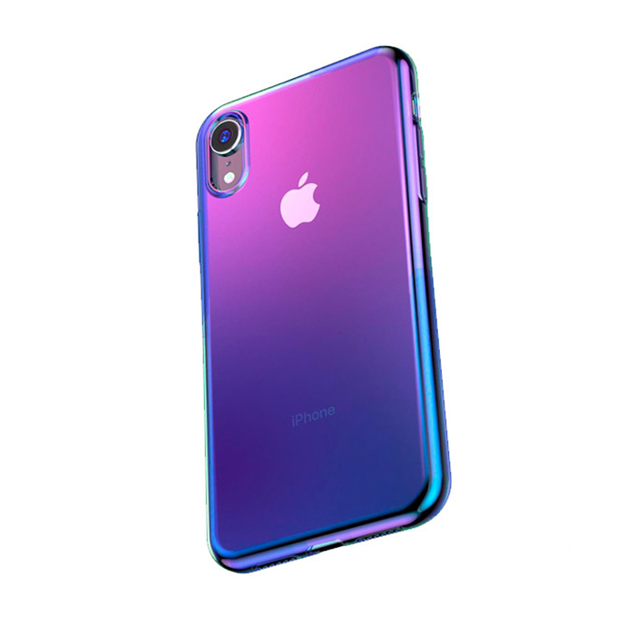 Чехол Baseus Glow WIAPIPH61-XG03 для iPhone XR синий