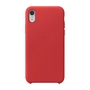 Бампер Leather Case для iPhone Xr красный