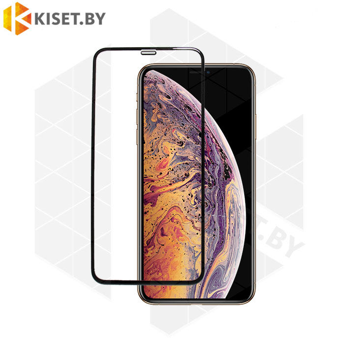 Защитное стекло Full Screen 5D для Apple iPhone Xs Max / 11 Pro Max черное