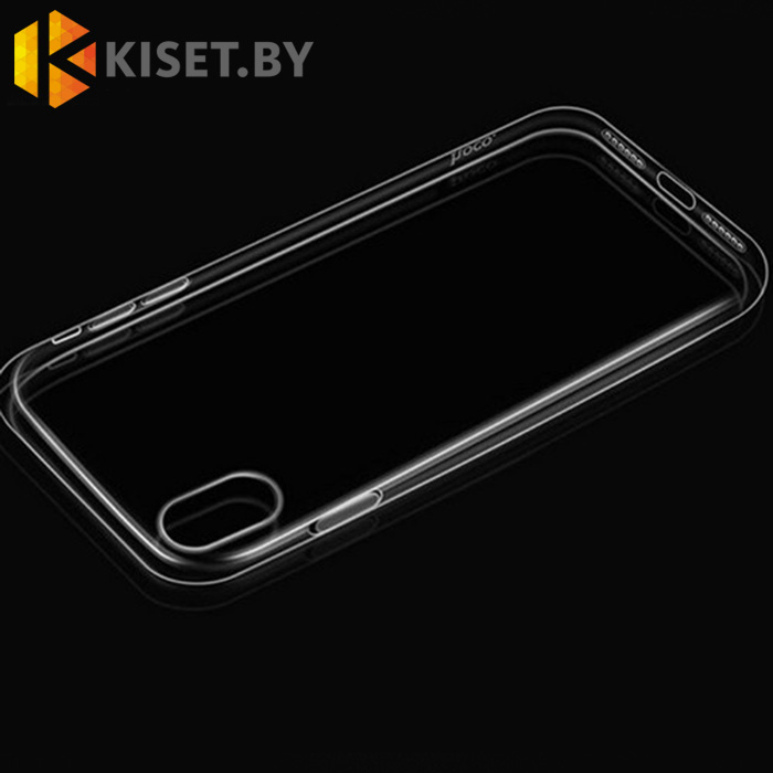 Силиконовый чехол HOCO для iPhone X, прозрачный