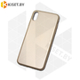 Силиконовый чехол J-Case THIN для Apple iPhone Xs Max золотой