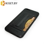 Чехол кожа-PU с карманом для карточки и подставкой для iPhone 6 Plus / 6s Plus черный