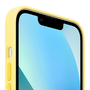 Бампер Silicone Case для iPhone 13 лимонный