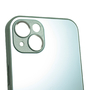 Стеклянный чехол-бампер KST GC для Apple iPhone 13 зеленый с MagSafe и защитой камеры