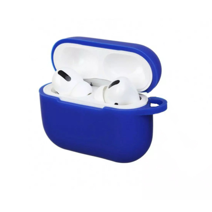 Силиконовый чехол для наушников Apple Airpods Pro синий