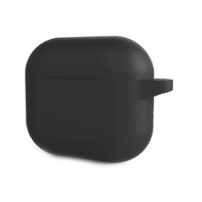 Силиконовый чехол для наушников Apple Airpods Pro черный