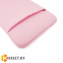 Чехол для ноутбука до 11,6 дюймов с доп карманом неопреновый розовый