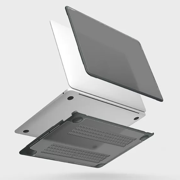 Чехол-накладка гибридный для MacBook Air 13.3 (A1932/A2179/A2337) матовый черный