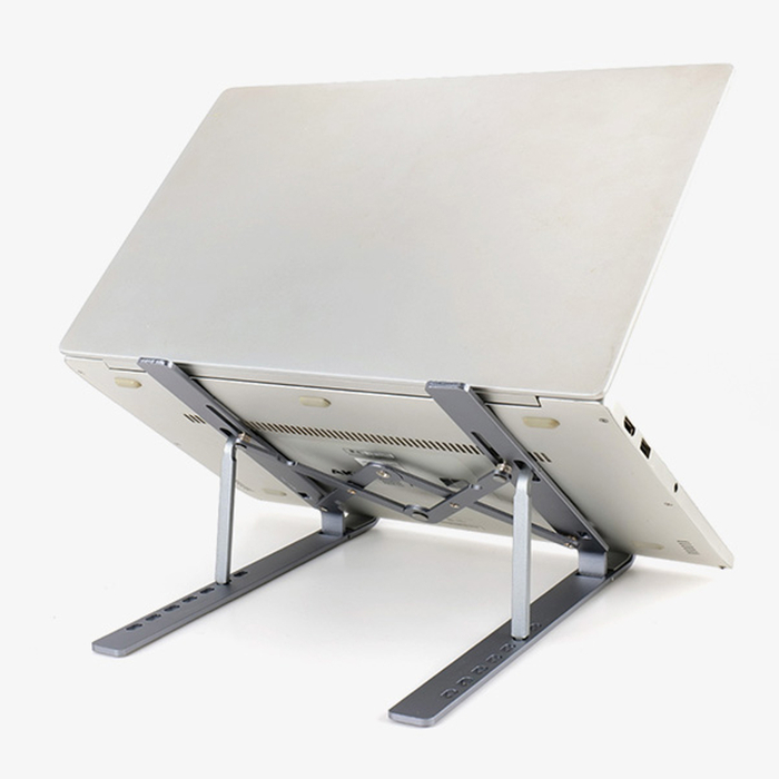 Подставка для ноутбука MIRU MLS-5002 до 17 дюймов регулируемый наклон алюминий серебристый