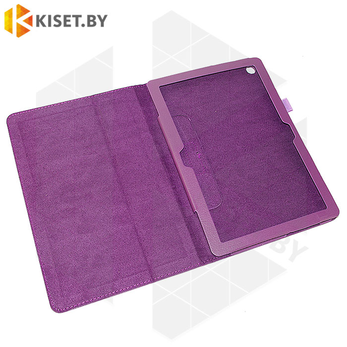 Классический чехол-книжка для Huawei MediaPad M5 Lite 10 фиолетовый