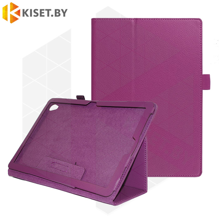 Классический чехол-книжка для Huawei MediaPad M6 10.8 фиолетовый