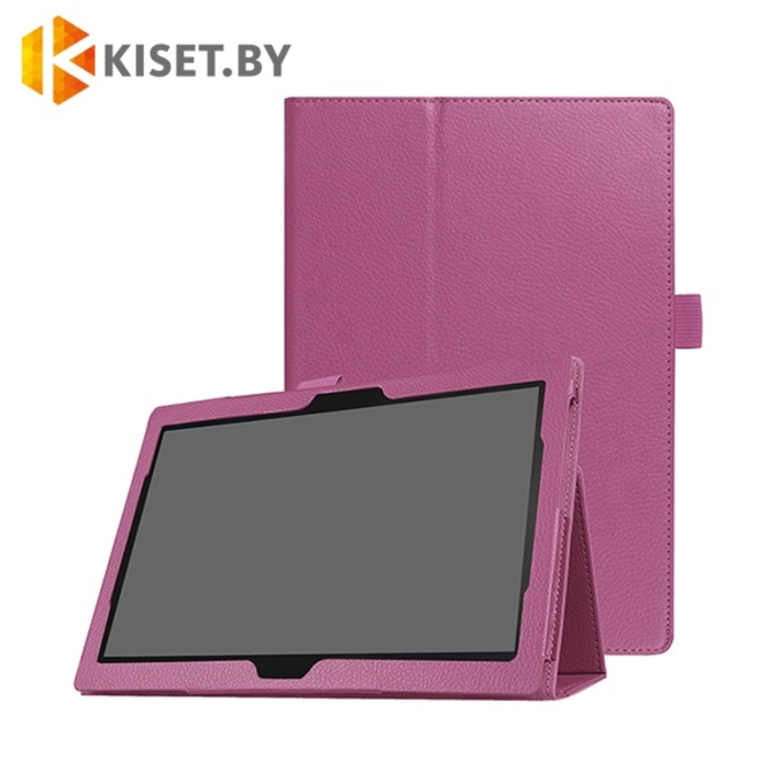 Классический чехол-книжка для Huawei MediaPad M3 Lite 10, фиолетовый