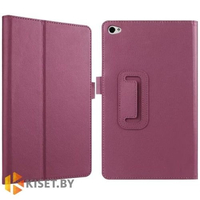 Классический чехол-книжка для Huawei MediaPad M2, фиолетовый