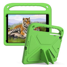 Детский чехол для планшета KST Kids Apple iPad 10.2 2019 (A2200 / A2198) / 2020 (A2428 / A2429) дюймов зеленый с ручкой и подставкой