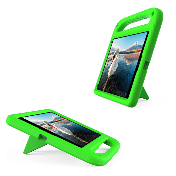 Детский чехол для планшета KST Kids Apple iPad 10.2 2019 (A2200 / A2198) / 2020 (A2428 / A2429) дюймов зеленый с ручкой и подставкой