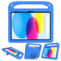 Детский чехол для планшета KST Kids Apple iPad 10.9 10th gen (2022) A2757 / A2777 / A2696  дюймов синий с ручкой и подставкой