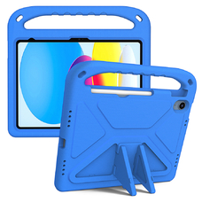 Детский чехол для планшета KST Kids Apple iPad 10.9 10th gen (2022) A2757 / A2777 / A2696  дюймов синий с ручкой и подставкой