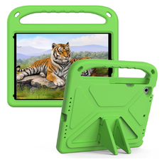 Детский чехол для планшета KST Kids Apple iPad 5 (A1823) / iPad 6 2018 (A1954) / Air (A1475 / A1476) / Air 2 (A1567) / iPad Pro 9.7 (A1674 / A1675) дюймов зеленый с ручкой и подставкой