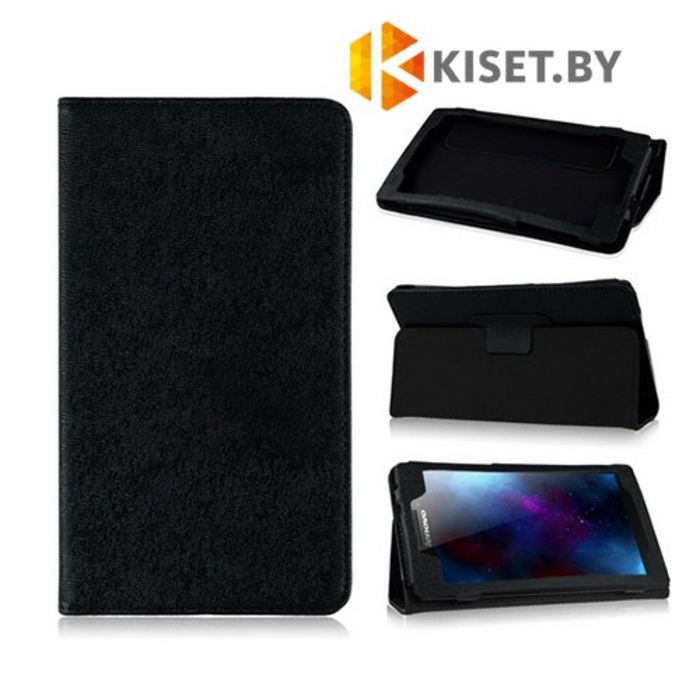 Классический чехол-книжка для Lenovo Tab 3 A7-10 / Essential TB3-710, черный