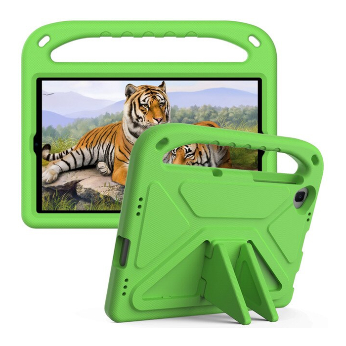 Детский чехол для планшета KST Kids Lenovo Tab M10 FHD Plus (2nd Gen) TB-X606 / Samsung T510 / Xiaomi Mi Pad 4 Plus зеленый с ручкой и подставкой